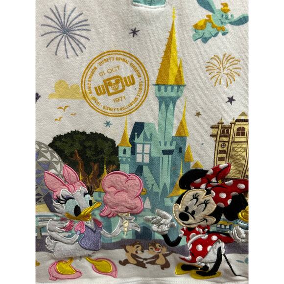 Walt Disney World Authentic Original Girls Hoodie Size M 1971 Commemorative - Picture 2 of 7
